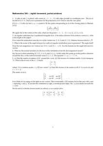 Mathematics 308 — eighth homework, partial solutions