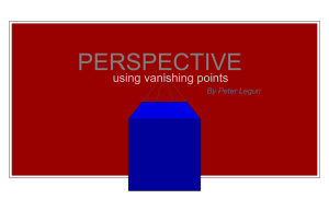 PERSPECTIVE using vanishing points By Peter Legun
