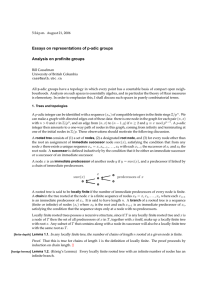 Essays on representations of p-adic groups Analysis on profinite groups