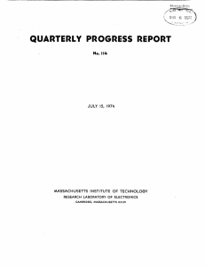 QUARTERLY  PROGRESS  REPORT il  NOV No.  114