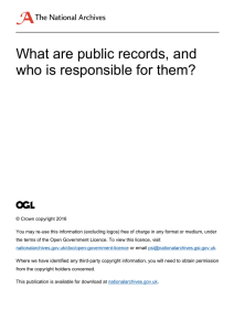 What are public records, and who is responsible for them?