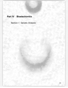 Bioelectronics Part Section 1