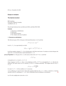 Essays on analysis The Gamma function