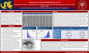 Glaucoma and Vision-Related Quality of Life