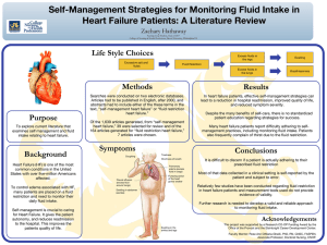 Self-Management Strategies for Monitoring Fluid Intake in Zachary Hathaway