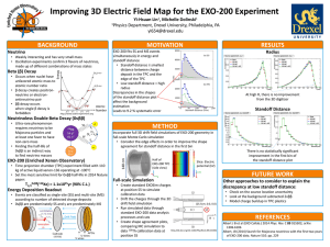Improving 3D Electric Field Map for the EXO-200 Experiment BACKGROUND Yi-Hsuan Lin