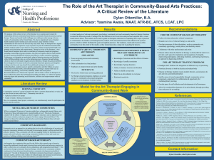The Role of the Art Therapist in Community-Based Arts Practices: