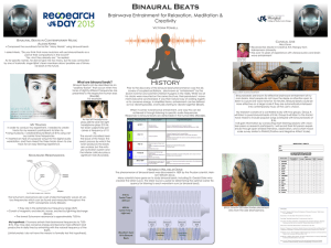 Binaural Beats Brainwave Entrainment for Relaxation, Meditation &amp; Creativity Victoria Powell