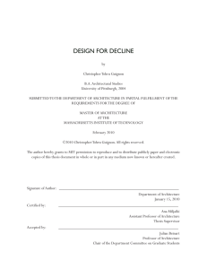 DESIGN FOR DECLINE