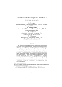 Finite rank Bratteli diagrams: structure of invariant measures