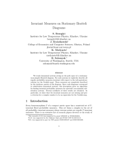 Invariant Measures on Stationary Bratteli Diagrams