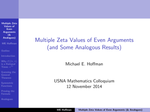 Multiple Zeta Values of Even Arguments (and Some Analogous Results)