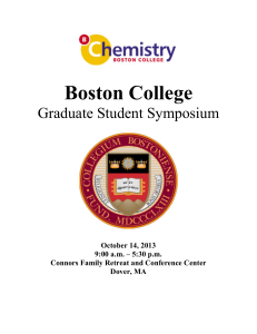 Boston College Graduate Student Symposium