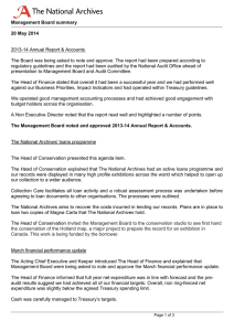 Management Board summary 20 May 2014  2013-14 Annual Report &amp; Accounts