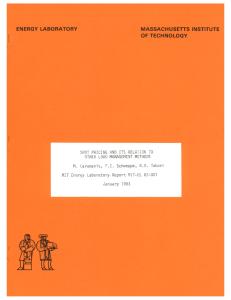 SPOT PRICING  AND  ITS  RELATION  TO