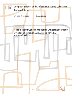 A Tree-Based Context Model for Object Recognition Technical Report