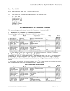 Academic Senate Agenda—September 9, 2014—Attachment L Date: May 26, 2014