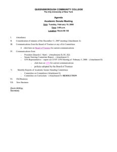 QUEENSBOROUGH COMMUNITY COLLEGE Agenda Academic Senate Meeting