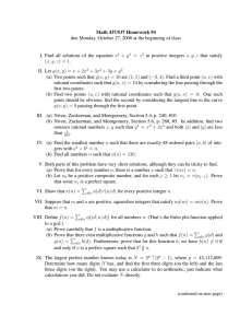Math 437/537 Homework #4