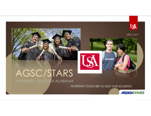 AGSC STARS / UNIVERSITY OF SOUTH ALABAMA