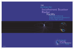 ISR Incoherent Scatter Radar Antarctic