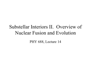 Substellar Interiors II.  Overview of Nuclear Fusion and Evolution