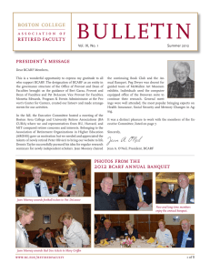 BULLETIN retired faculty