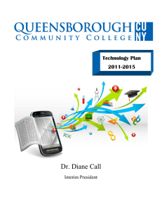 Dr. Diane Call  Technology Plan 2011-2015