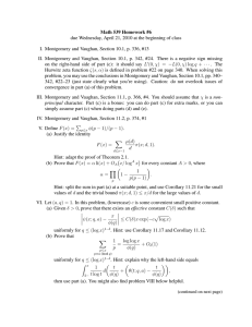 Math 539 Homework #6