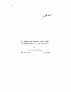 An  International  Comparison  of  the ... of  Safety  Regulation  on  LWR ... by Steven  Craig  Anderson
