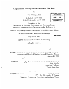 Augmented  Reality  on  the  iPhone  Platform Tze  Kwang  Chin