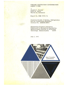 CONDENSATION TUBES Donald  P.  Traviss Anton  B.  Baron