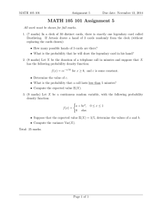 MATH 105 101 Assignment 5