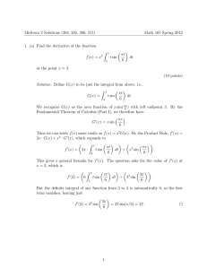 Midterm 2 Solutions (204, 205, 206, 211) Math 105 Spring 2012