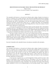 IFFET 2008 Proceedings Ragnar Arnason, Professor, University of Iceland. E-mail: