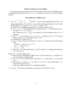 Math 613: Problem set 3 (due 4/10/09)