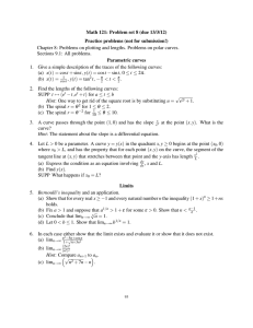 Math 121: Problem set 8 (due 13/3/12)