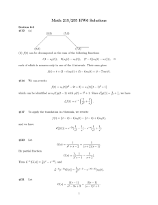 Math 215/255 HW6 Solutions