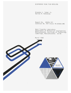 FLOW  FILM  BOILING DISPERSED Yoder  Jr. Graydon  L.