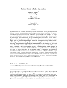 Rational Bias in Inflation Expectations  Robert G. Murphy Boston College