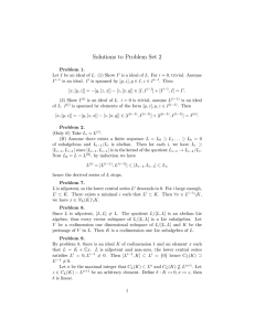 Solutions to Problem Set 2