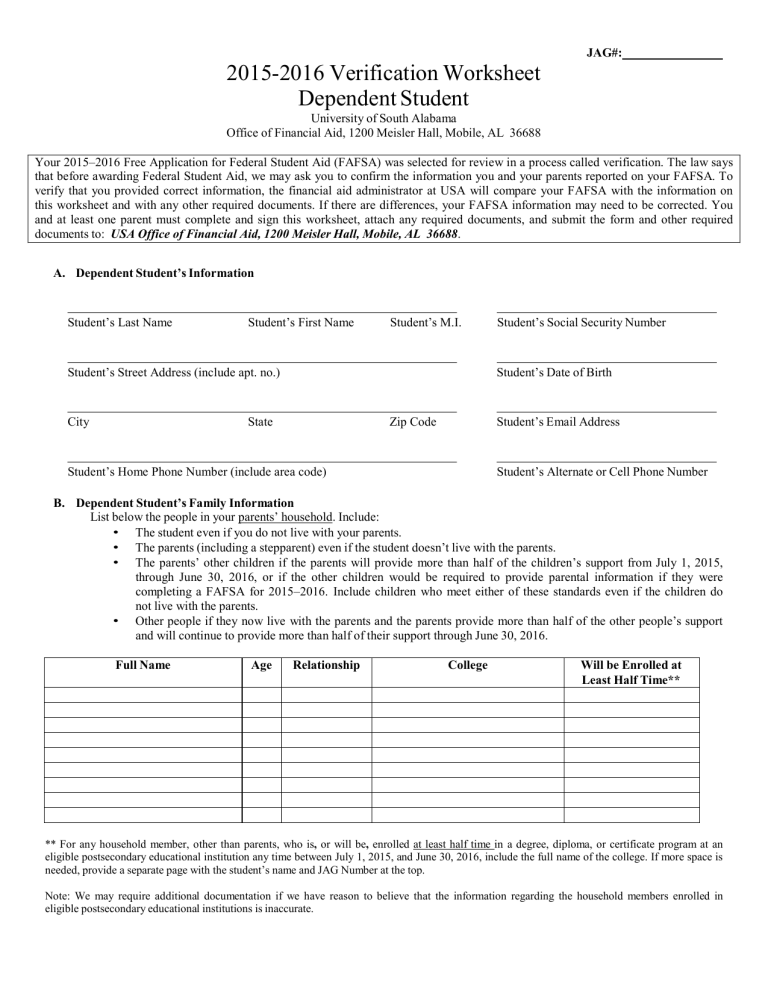 2015-2016-verification-worksheet-dependent-student