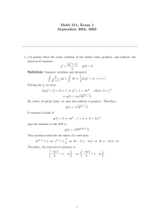 Math 211, Exam 1 September 30th, 2003