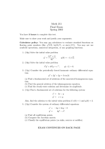 Math 211 Final Exam Spring 2003