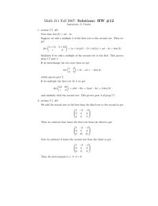 Math 211 Fall 2007: Solutions: HW #12