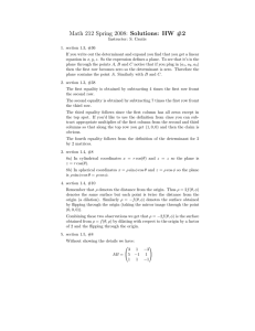 Math 212 Spring 2008: Solutions: HW #2