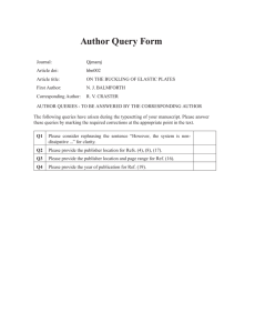 Author Query Form