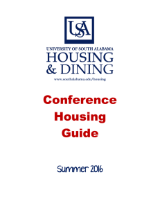 Conference Housing Guide