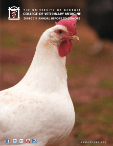 college of veterinAry Medicine 2010-2011 AnnuAl rePort to donors