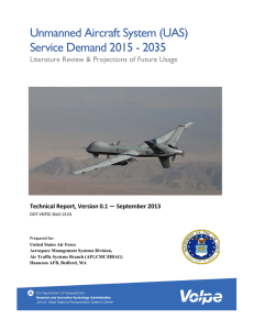 Unmanned Aircraft System (UAS) Service Demand 2015 - 2035